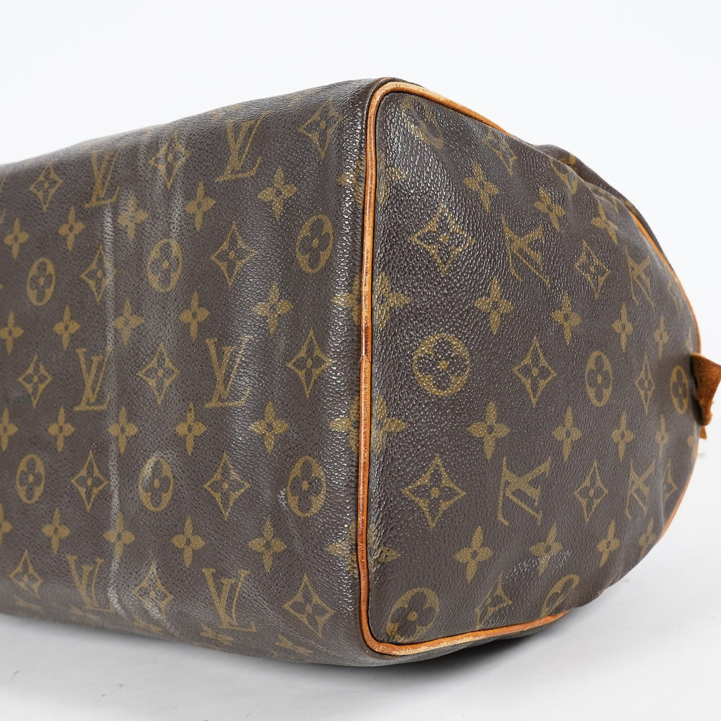 Louis Vuitton Speedy 35 Monogram Canvas Brown Handbag M41524 Used 08A154118403