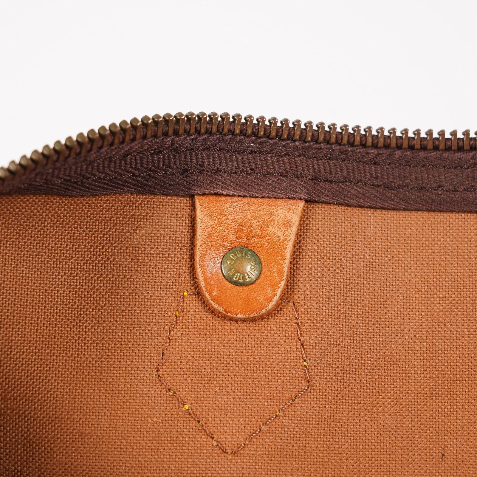 Louis Vuitton Monogram Speedy 40 M41522 Boston Hand Bag Brown Used 07E364180002