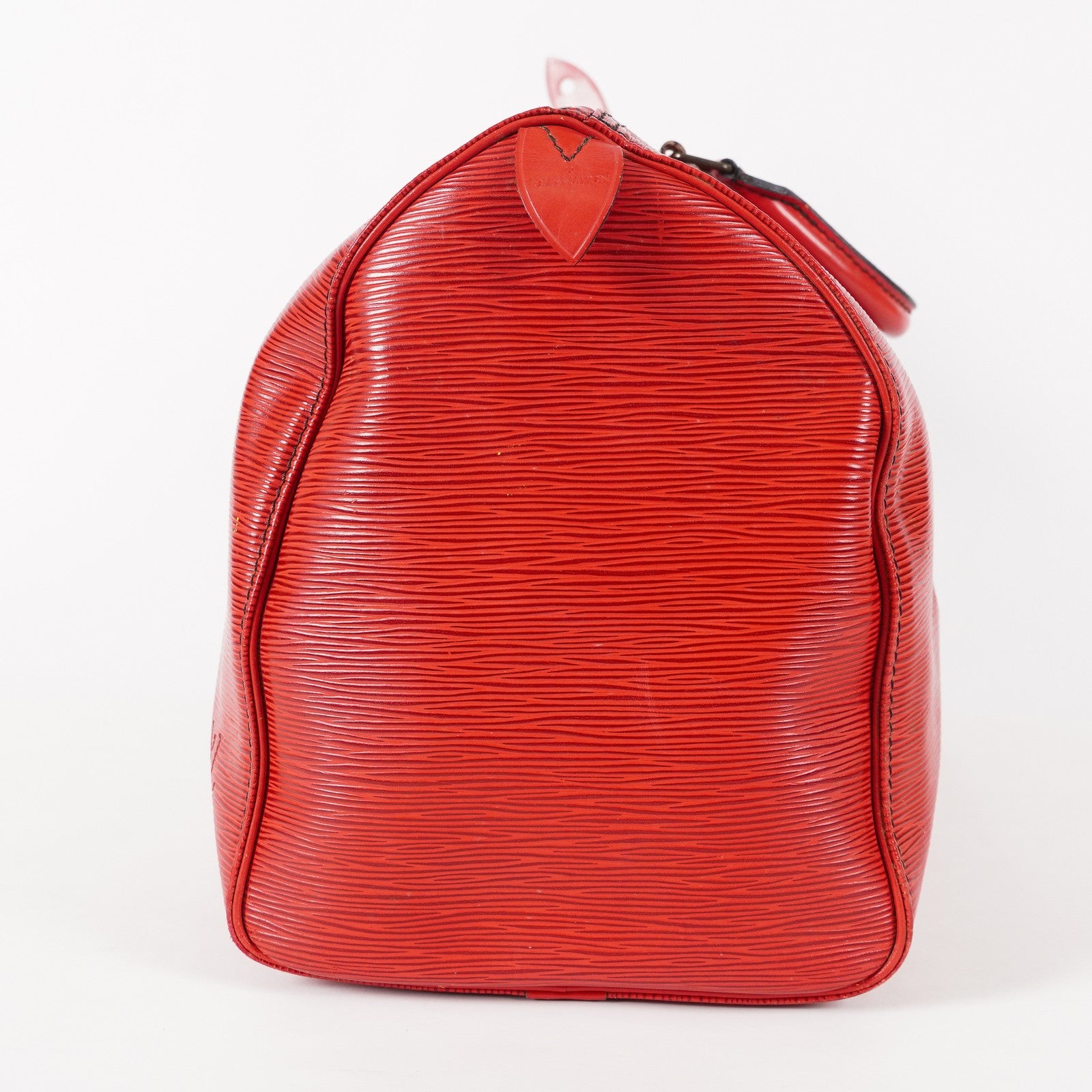 LOUIS VUITTON Epi Speedy 40 Boston Bag Handbag M42987 RED USED 02E024576025