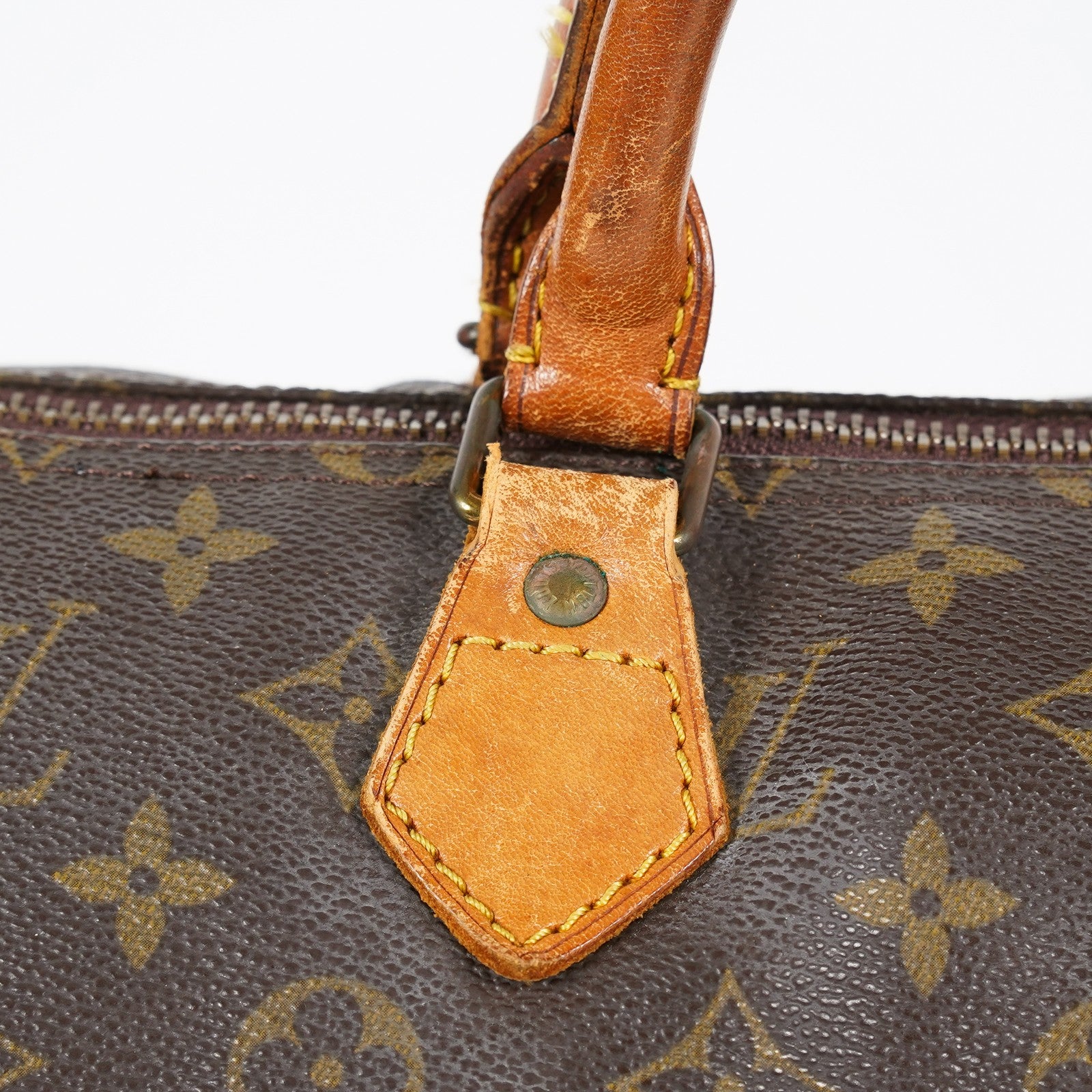 Louis Vuitton Speedy 35 Monogram Canvas Brown Handbag M41524 Used 08A154118403