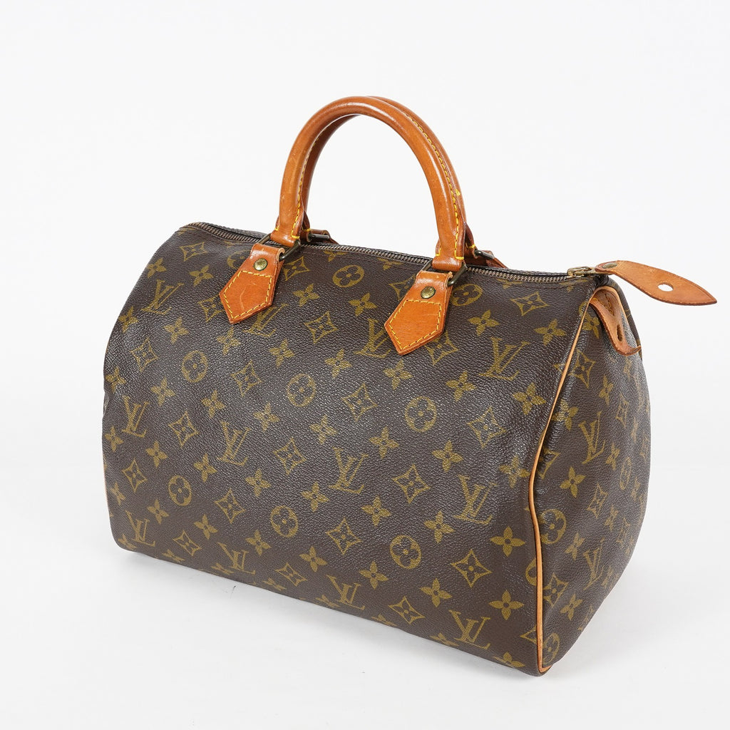Louis Vuitton Speedy 30 M41526 Monogram Canvas Brown Handbag Used 07A285777231