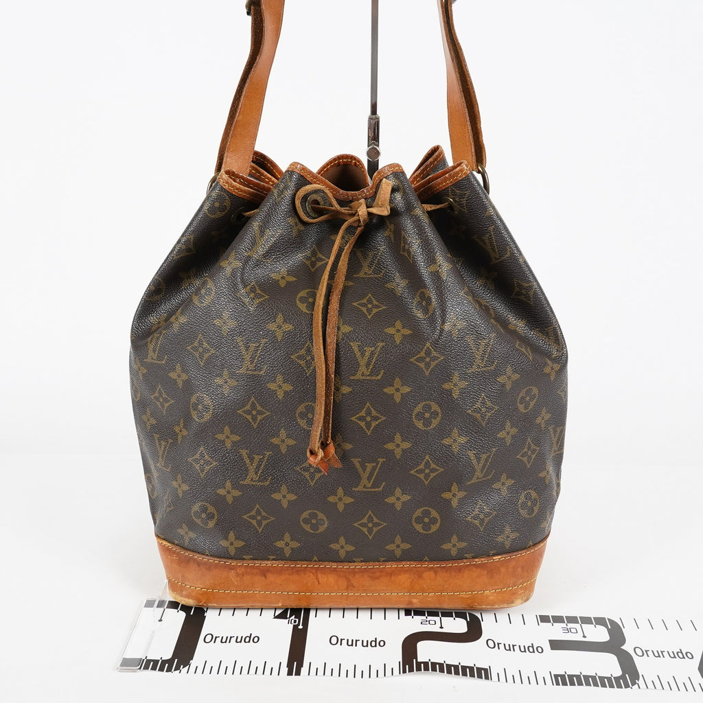 Louis Vuitton Noe GM M42224 Monogram Canvas Brown Used Bucket Bag 08A094576003