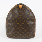 Louis Vuitton Keepall 55 Monogram Canvas Brown Duffle Bag M41424 08E073630002