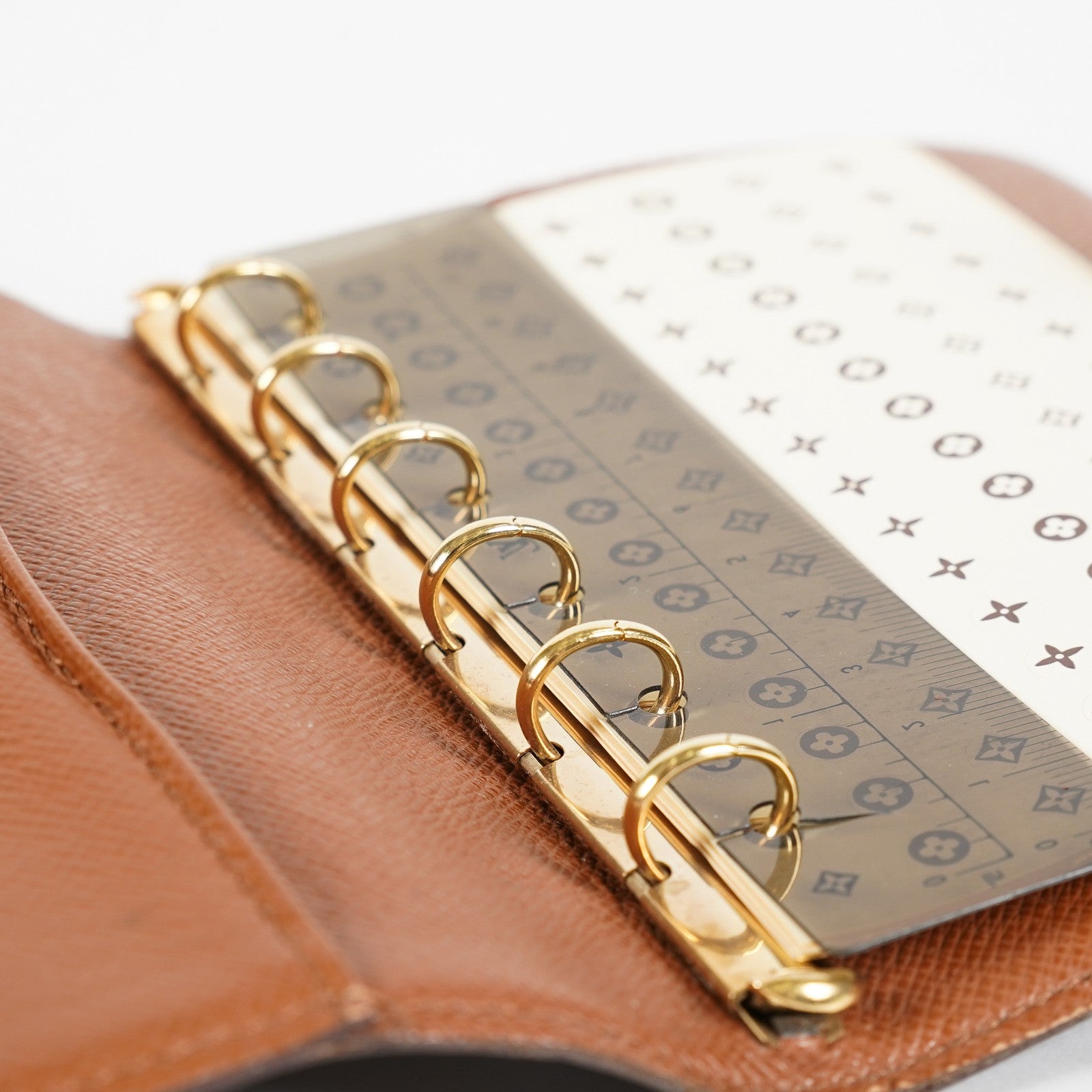 Louis Vuitton Monogram Agenda PM Notebook Cover R20005 Brown Used 08E21825007