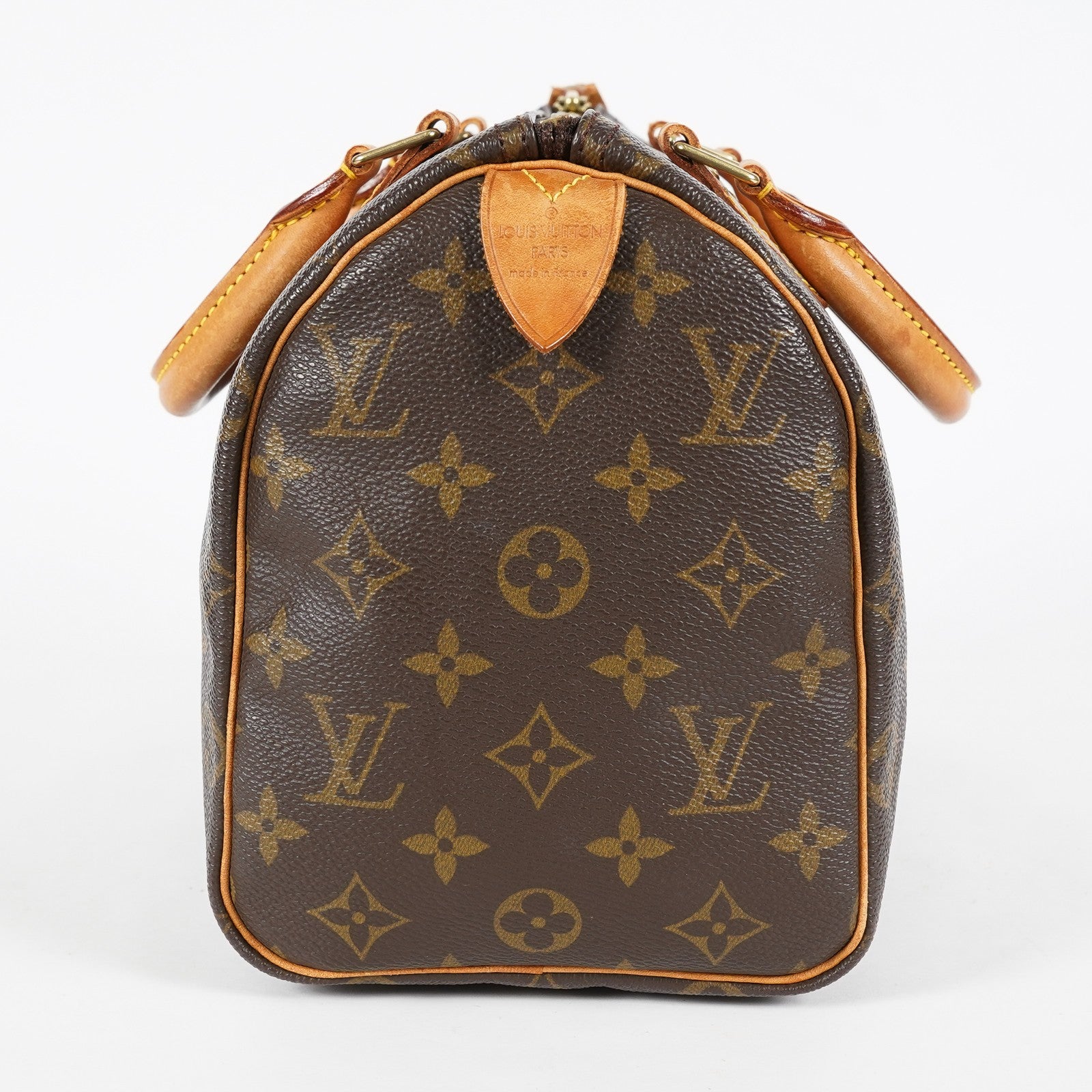 Louis Vuitton Speedy 25 M41109 Monogram Brown Boston Hand Bag Used 07E148030015