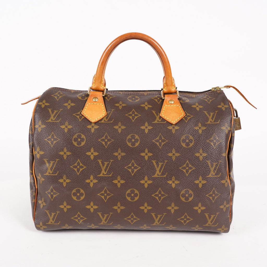 Authentic Louis Vuitton Monogram Speedy 30 Hand bag vintage M41526 06E026930019