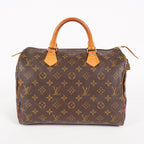 Authentic Louis Vuitton Monogram Speedy 30 Hand bag vintage M41526 06E026930019