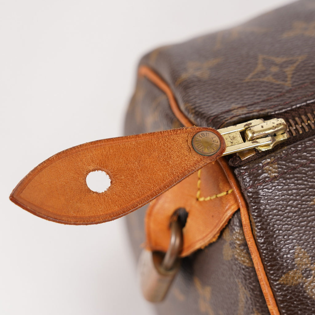 Authentic Louis Vuitton Monogram Speedy 30 M41526 Handbag vintage 06E116490029
