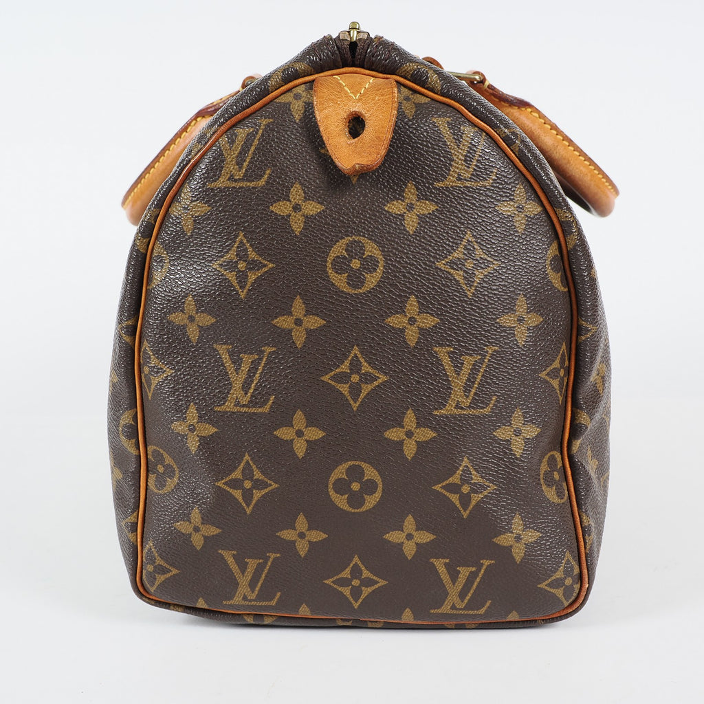 Authentic Louis Vuitton Monogram Speedy 30 M41526 Handbag vintage 04A196234807
