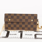 LOUIS VUITTON Portefeuille  Bifold purse N60002 Damier Ebene 03T052800009