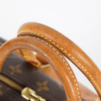 Louis Vuitton Monogram Deauville M47270 Hand Bag Brown Used Vintage 07A082288024