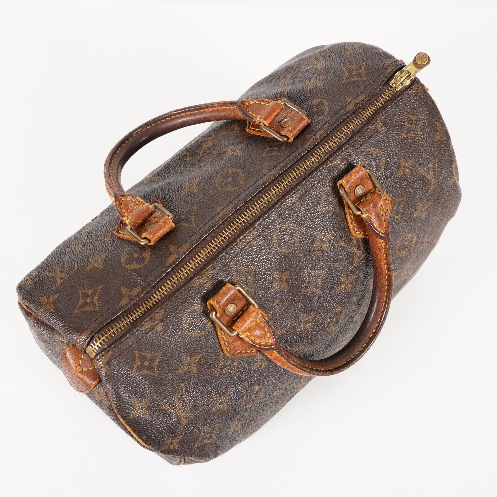 Authentic Louis Vuitton Monogram Speedy 30 Handbag vintage M41526 06E373520002