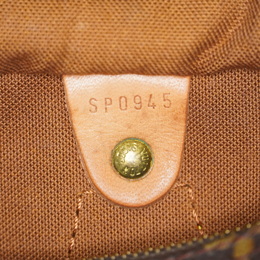 Louis Vuitton Speedy 30 Monogram Canvas Hand Bag Brown Used M41526 07A145319608