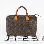 Louis Vuitton Speedy 30 Monogram Brown Handbag M41526 Used Vintage 07E245170012