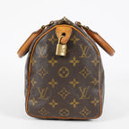 Louis Vuitton Speedy 25 Monogram Brown Handbag M41528 Used Vintage 07E187480012