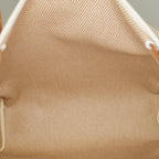 Hermes Herbag MM Toile Canvas Leather Beige 2way Handbag Bag 07E364950012