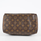 Louis Vuitton Monogram Speedy Handbag Brown Canvas Used M41528 08E2711110007