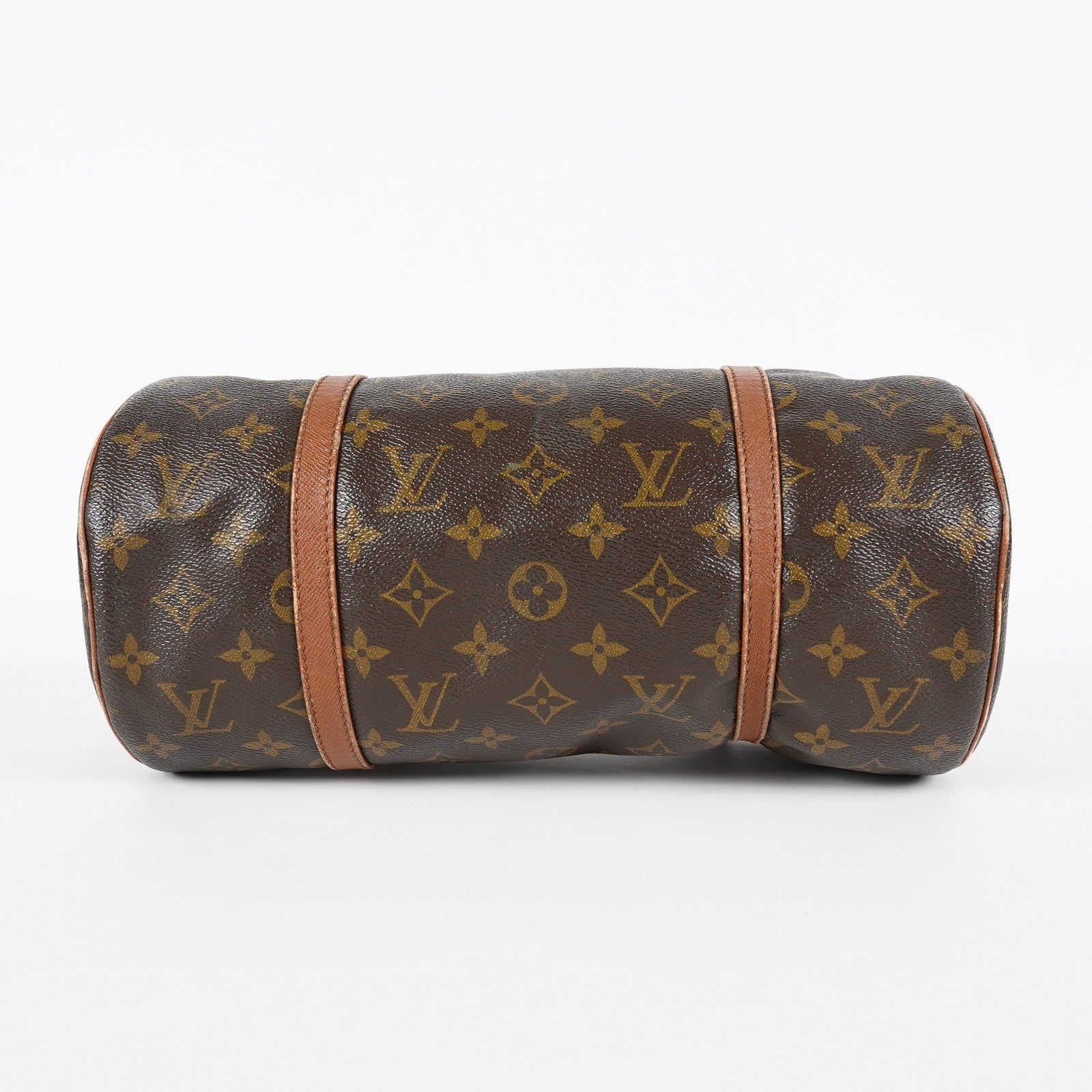 Louis Vuitton Papillon 26 Monogram Canvas Barrel Bag Brown M51385 07A202688424