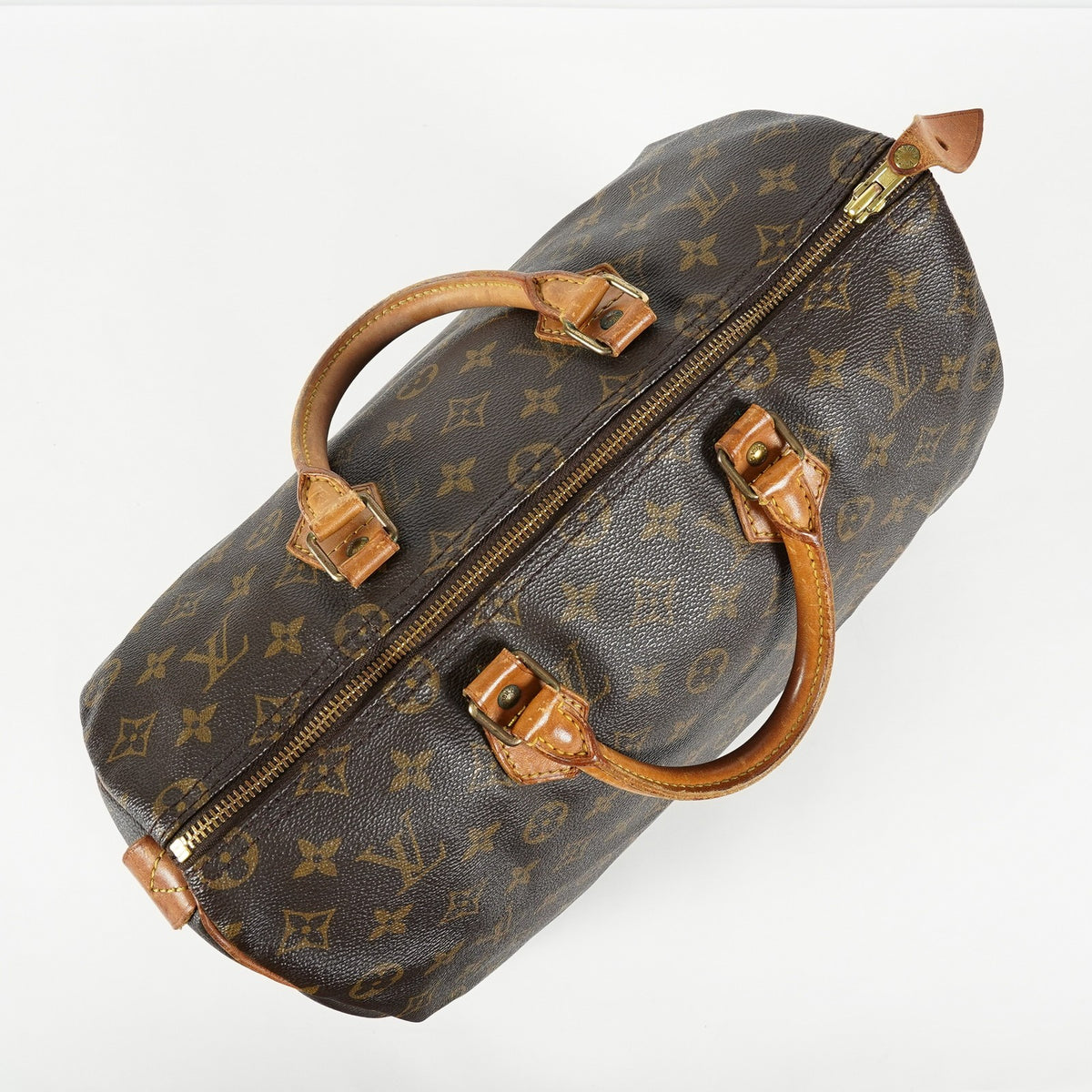 Louis Vuitton Speedy 35 M41524 Monogram Canvas Brown Used Handbag 04A295948807