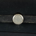 Hermes Herbag Ado Backpack 30cm Black Canvas Leather Used Auth 09E125940011
