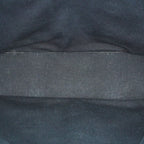 Hermes Fourre-Tout MM Black Canvas Used Tote Shoulder Bag 09M42736508