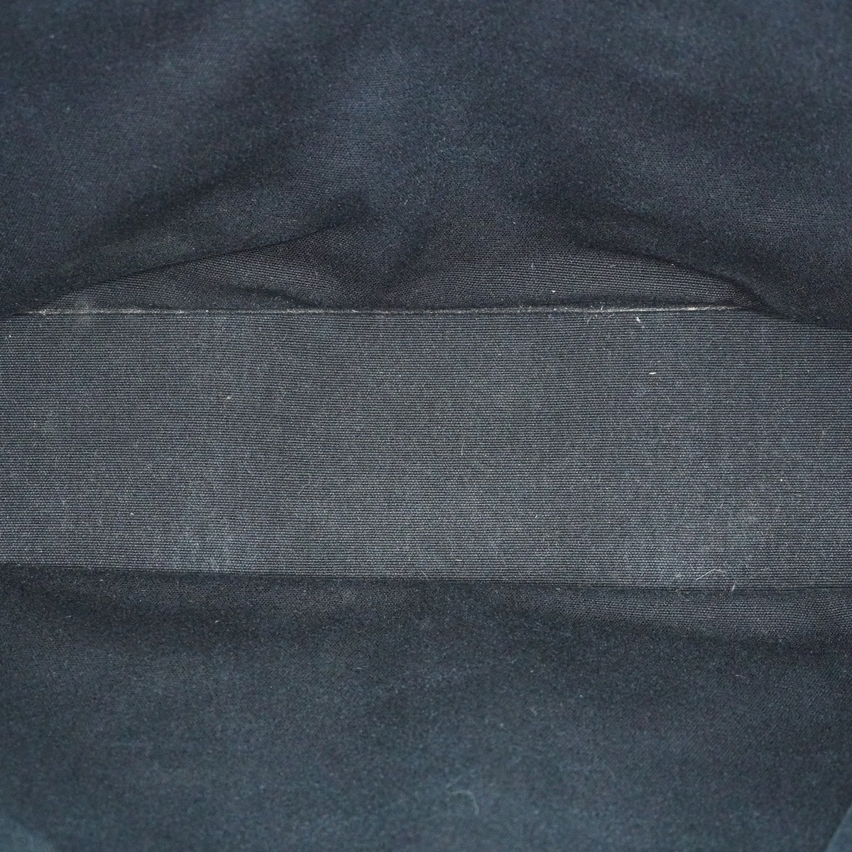 Hermes Fourre-Tout MM Black Canvas Used Tote Shoulder Bag 09M42736508
