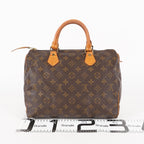 Authentic Louis Vuitton Monogram Speedy 30 Handbag vintage M41526 05E145830029