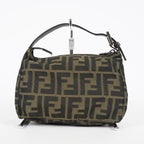 Fendi Zucca Accessory Pouch Shoulder Bag Brown Canvas Used 08E092420008