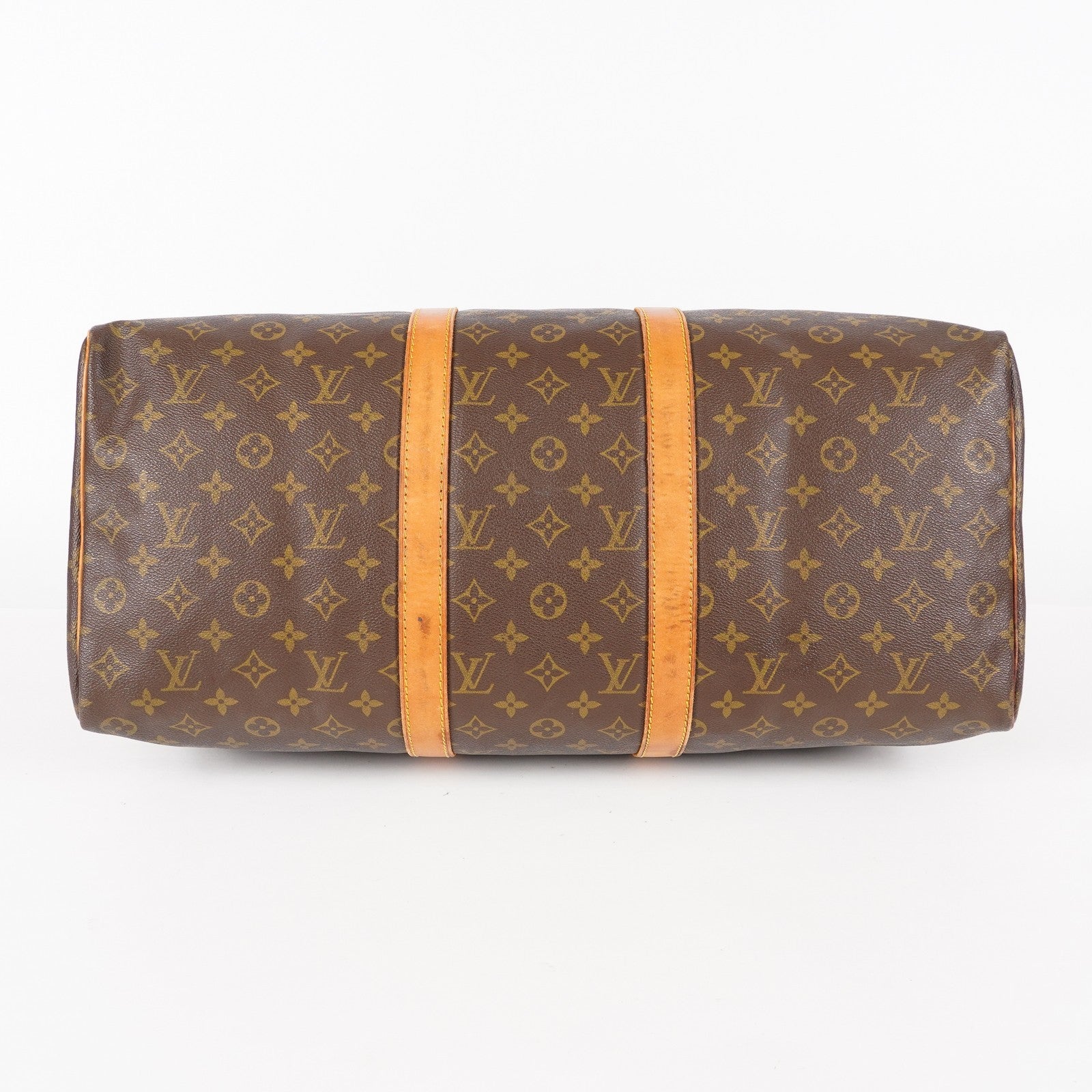 LOUIS VUITTON Keepall 50 Monogram Boston Bag USED vintage M41426 06E353190017