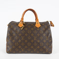 Louis Vuitton Monogram Speedy 30 Boston Handbag Brown Canvas M41526 07E067040029