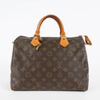 Louis Vuitton Monogram Speedy 30 Boston Handbag Brown Canvas M41526 07E067040029