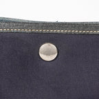 Authentic Hermes Garden Party MM Canvas Leather Tote Bag  02E056820003