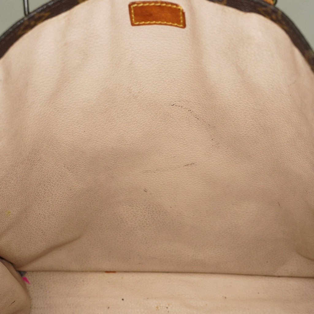 Louis Vuitton Sac Plat M51140 Monogram Canvas Brown Used Tote Bag 09E192530010