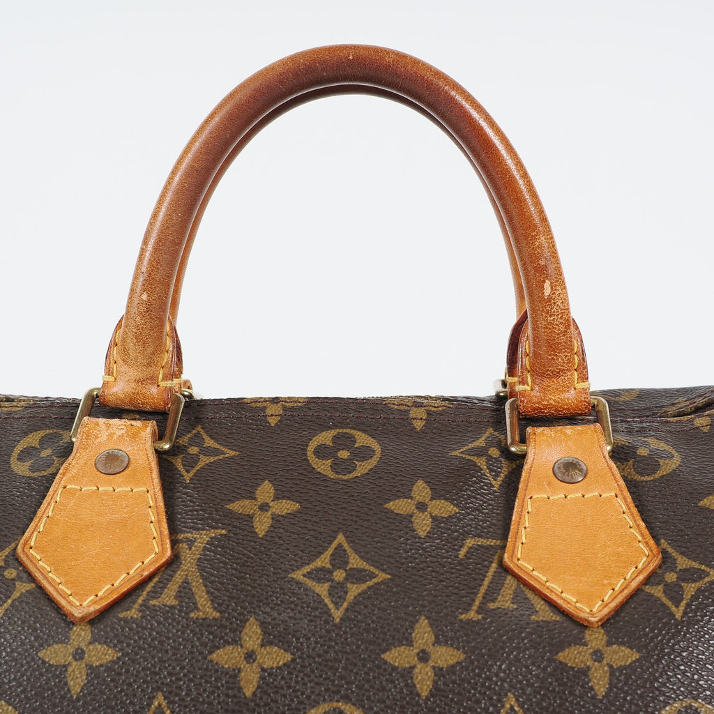 Authentic Louis Vuitton Monogram Speedy 30 M41526 Handbag vintage 04A196234807