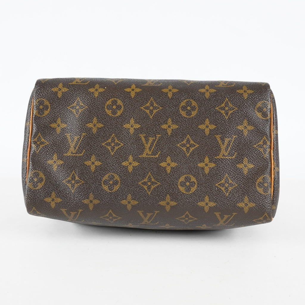 Louis Vuitton Speedy 25 M41528 Monogram Canvas Brown Used Handbag 09M346344808