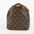 Louis Vuitton Speedy 30 Monogram Canvas Hand Bag Brown Used M41526 08E124070008
