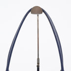 Longchamp Le Pliage Navy Nylon Long Handle Tote Shoulder Bag Used 08A06660003