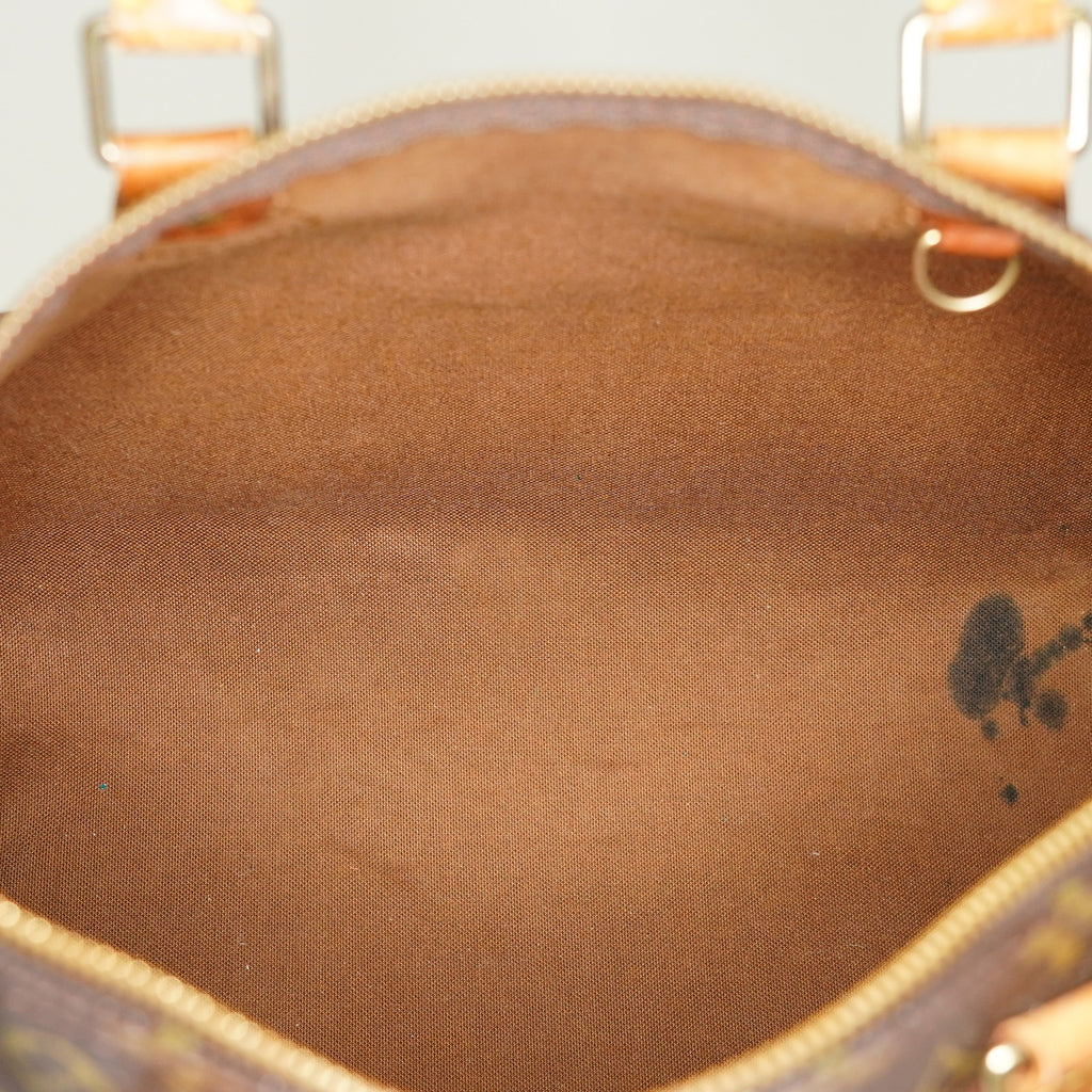 Authentic Louis Vuitton Monogram Speedy 30 Handbag vintage M41526 05E076050013