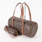 LOUIS VUITTON Papillon 30 Hand Bags Monogram Canvas M51385 Vintage 02E065720010