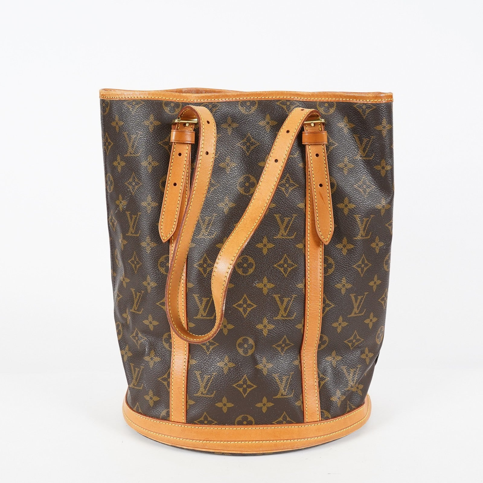 Louis Vuitton Vintage Bucket GM Monogram Brown Shoulder Bag M42236 07E182860017