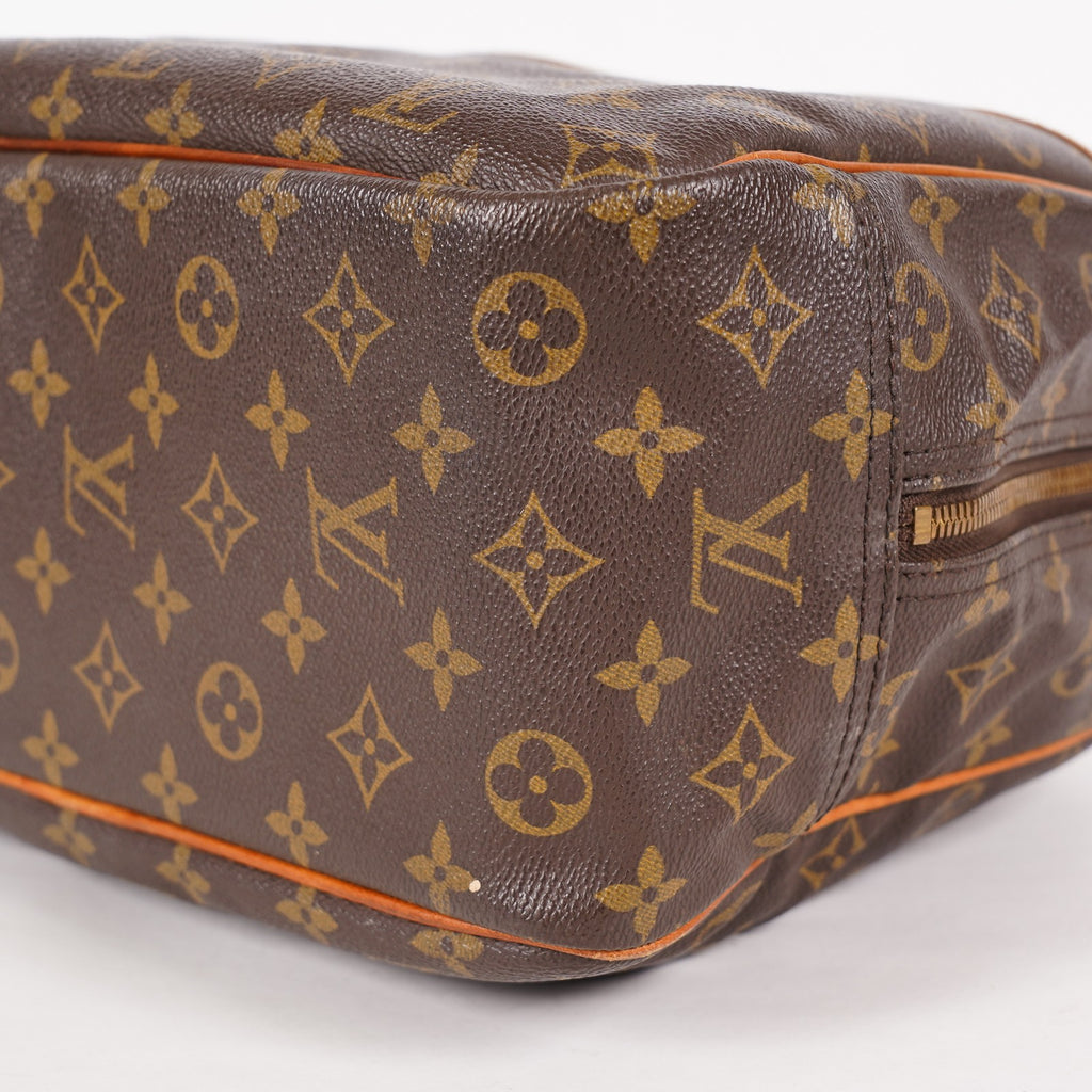 Louis Vuitton Monogram Deauville M47270 Hand Bag Brown Used 07E262750001
