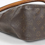 Louis Vuitton Looping GM M51145 Monogram Canvas Brown Hobo Bag Used 08A082917203