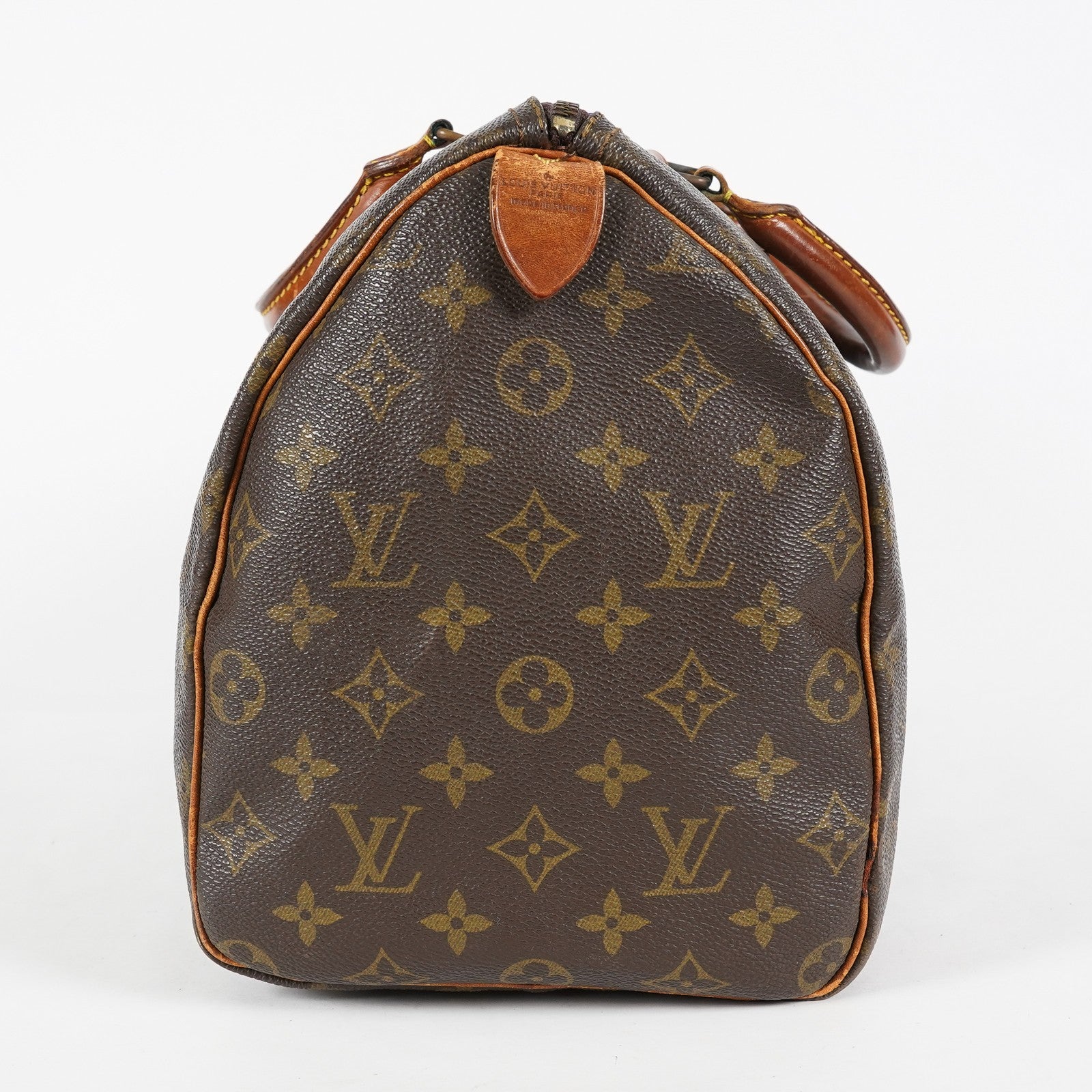 Louis Vuitton Speedy 35 M41524 Monogram Canvas Hand Bag Brown Used 07E103850017
