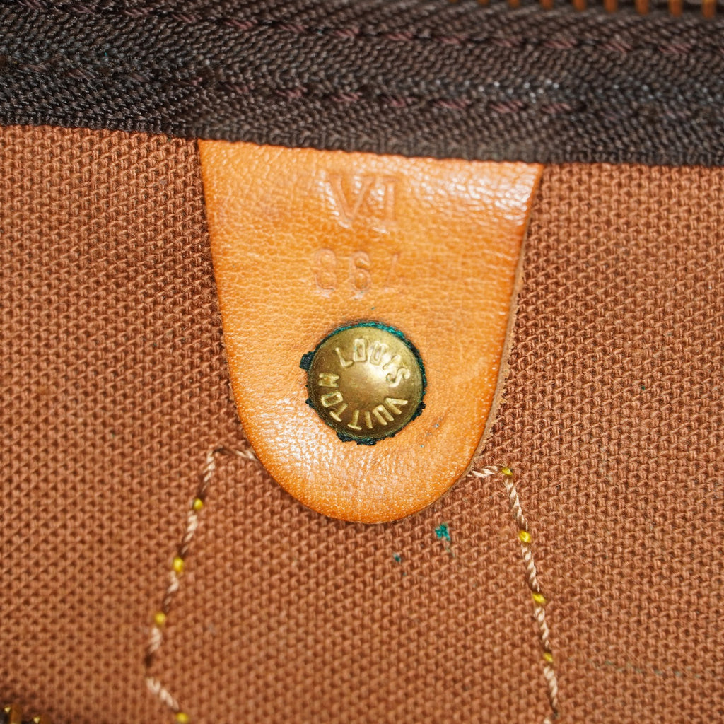 Louis Vuitton Speedy 30 Monogram Canvas Hand Bag Brown Used M41526 08E124070008