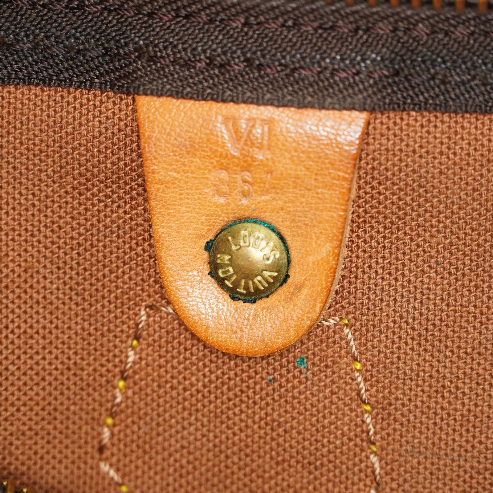 Louis Vuitton Speedy 30 Monogram Canvas Hand Bag Brown Used M41526 08E124070008
