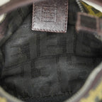 Fendi Zucca Accessory Pouch Shoulder Bag Brown Canvas Used 08E092420008