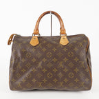 Authentic Louis Vuitton Monogram Speedy 30 M41526 Handbag vintage 01E134950005