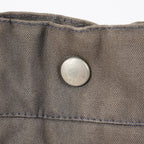 HERMES Fourre Tout GM Tote Bag Gray Canvas Handbag Unisex 08E34825010