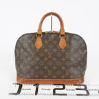 Louis Vuitton Alma PM Monogram Canvas Brown Handbag M51130 Vtg Used 08A242860003