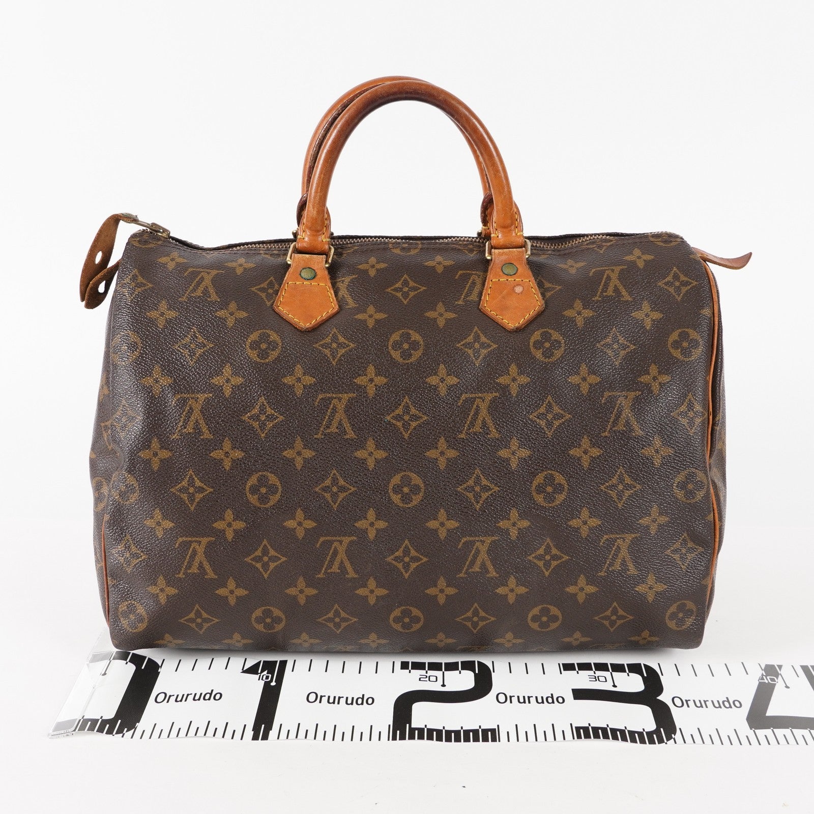 Authentic Louis Vuitton Monogram Speedy 35 M41524 Handbag vintage 02E405940018